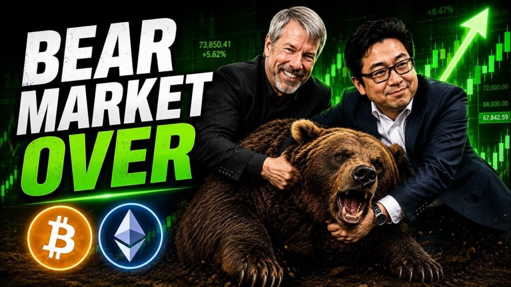 Tevo and Brian break down whether the Bitcoin bear market is officially over, pointing to VanEck’s 12 quantitative signals, improving price action, and a major shift in market narratives.